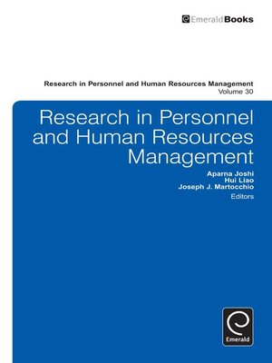 cover image of Research in Personnel and Human Resources Management, Volume 30
